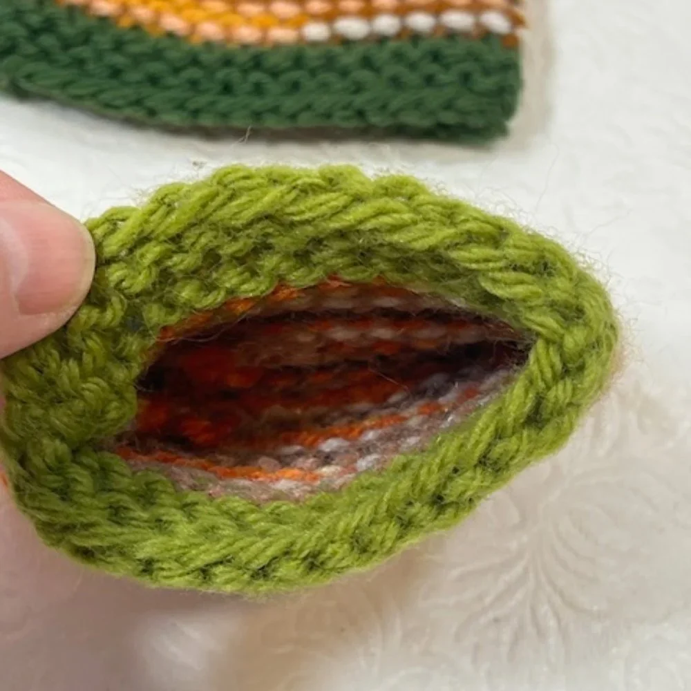 Two (2) Crocheted/Knitted Chicken/Hen Egg Cozies Covers Holder Decor 3